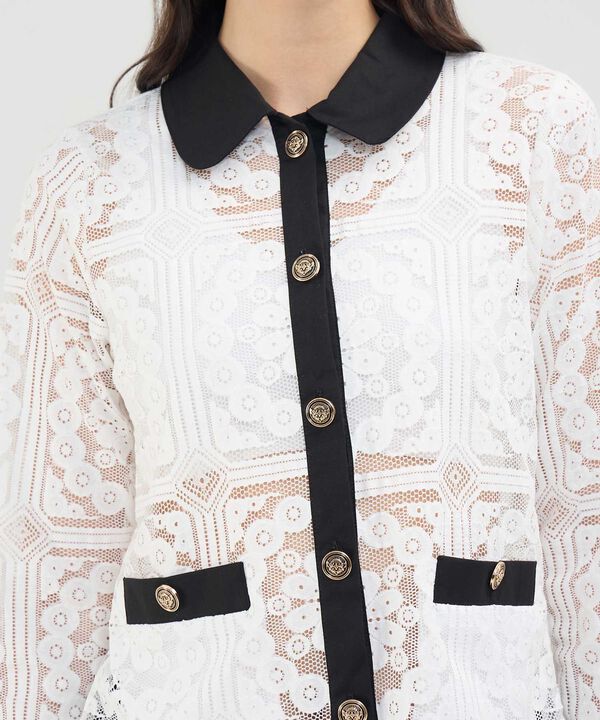 Chaqueta en Encaje image number null