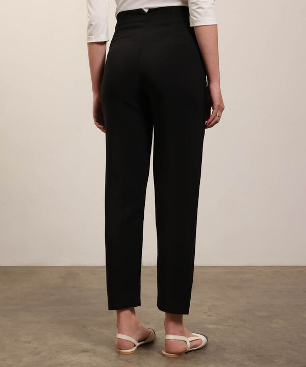 Pantalon Tiro Alto Unicolor