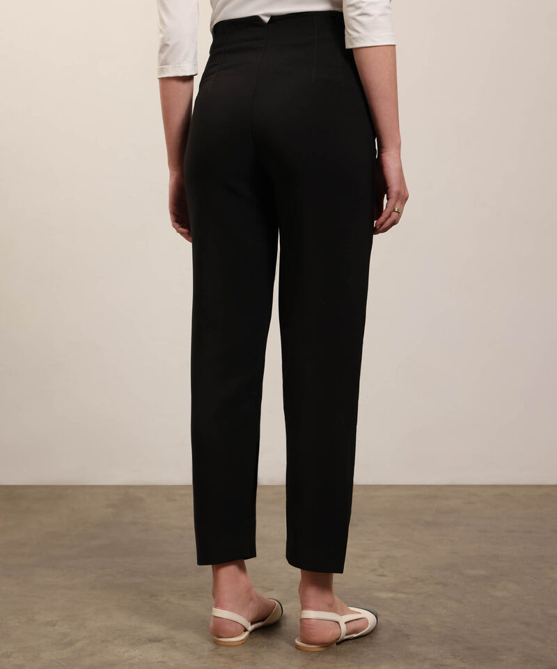 Pantalon Tiro Alto Unicolor
