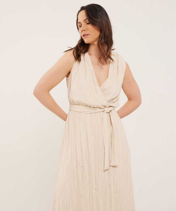 Vestido Largo Plisado image number null