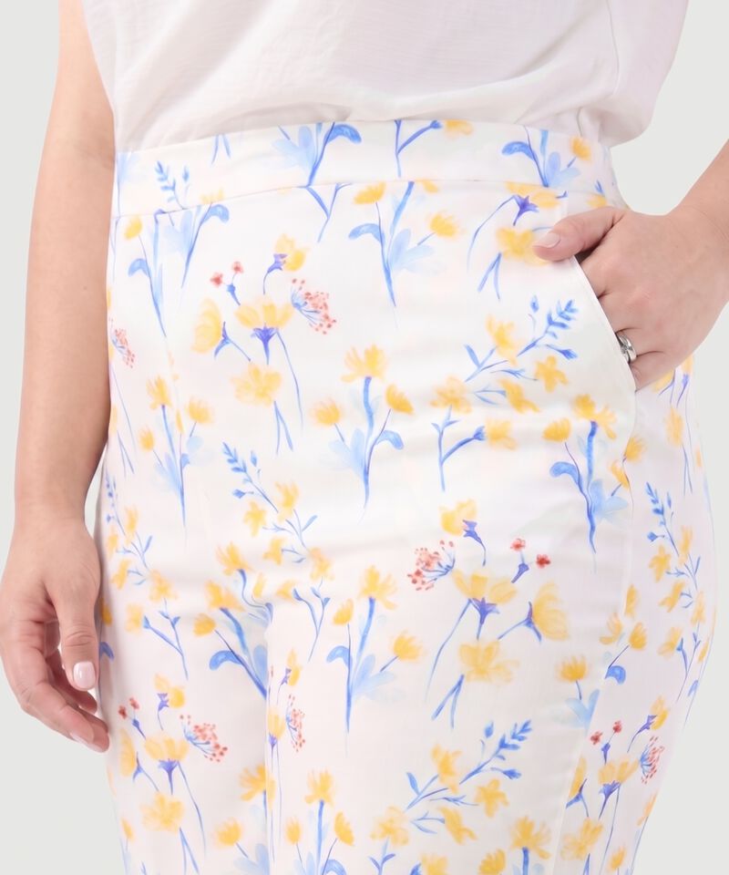 Pantal&oacute;n Recto Tiro Alto Mujer Curvy