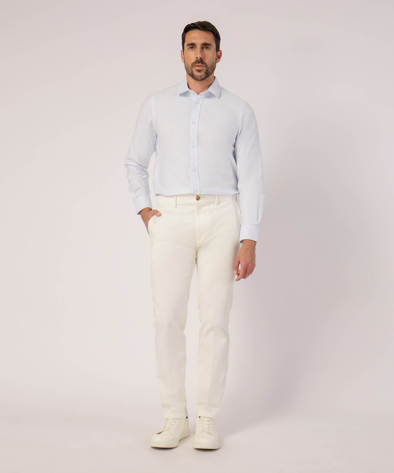 Camisa Manga Larga Unicolor 