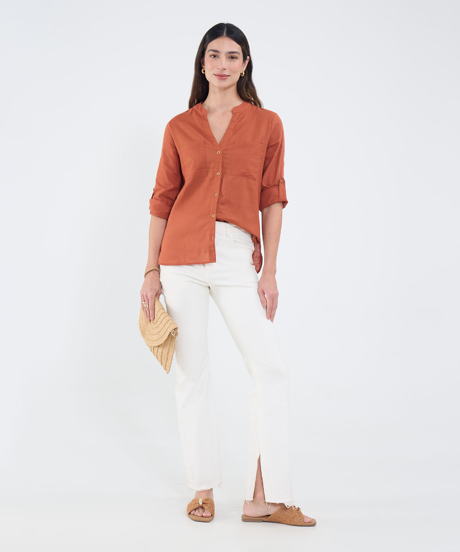 Blusa Manga Larga 