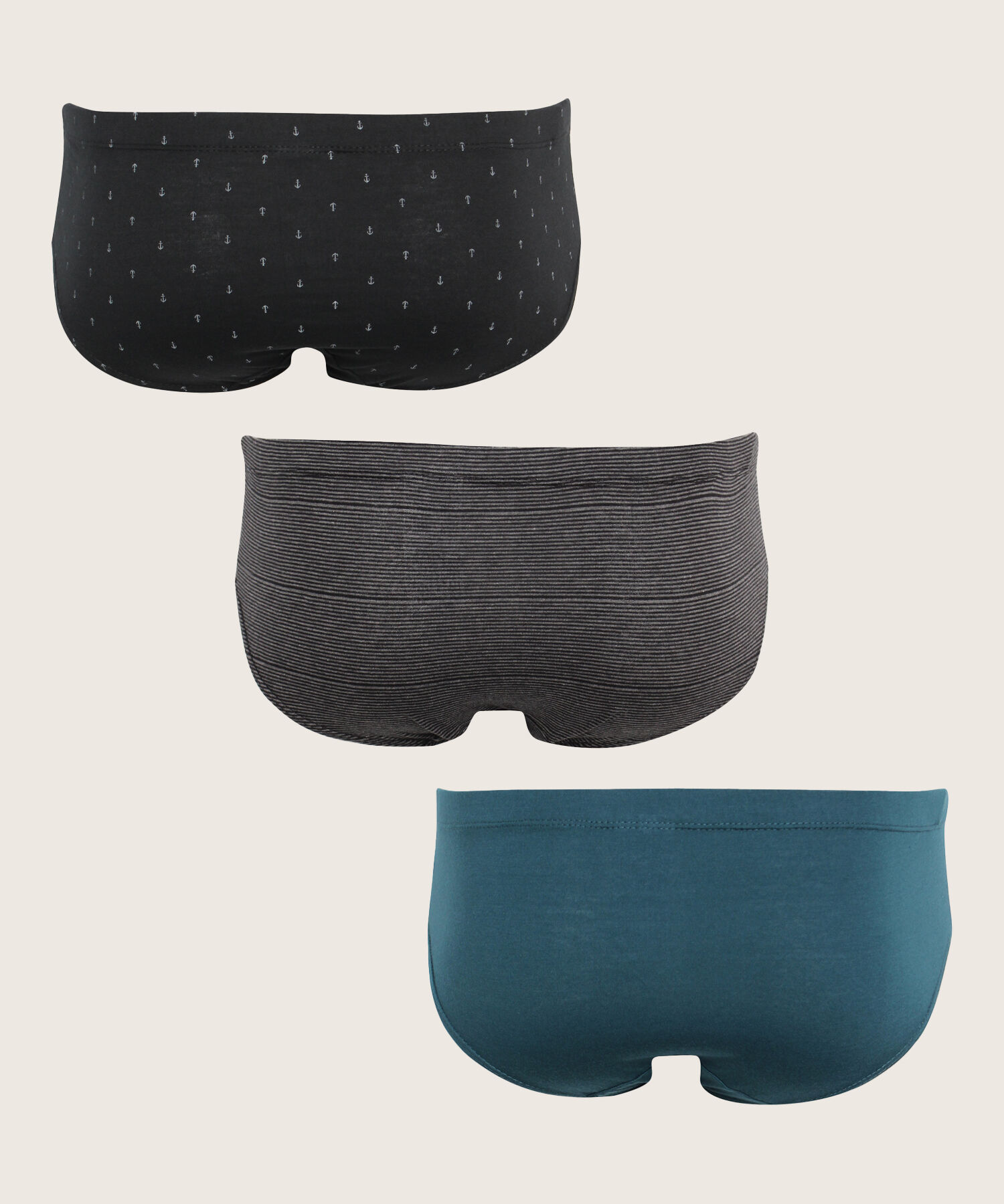 Pack X 3 Pantaloncillos Cl&aacute;sicos En Algod&oacute;n 