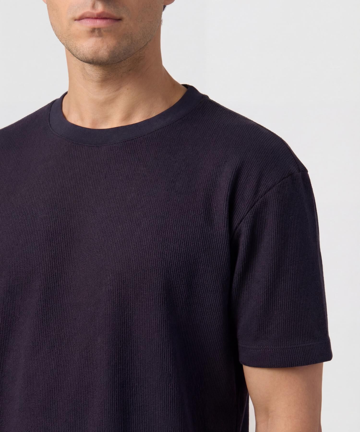 Camiseta Regular Fit Unicolor Para Hombre