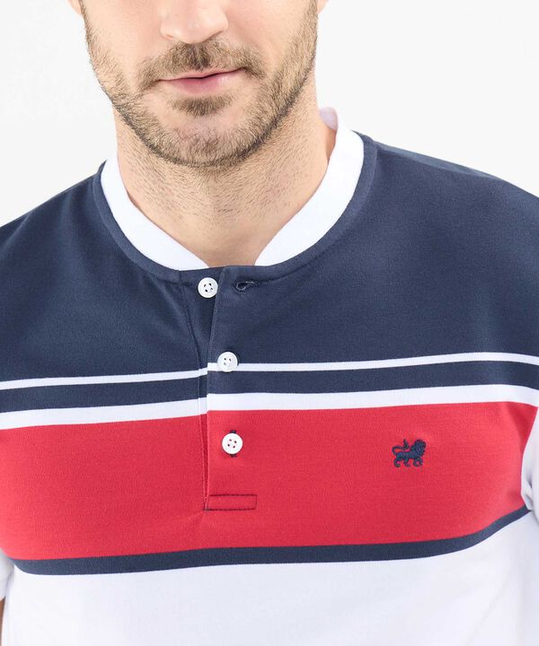 Polo Cuello Mao en Bloques image number null