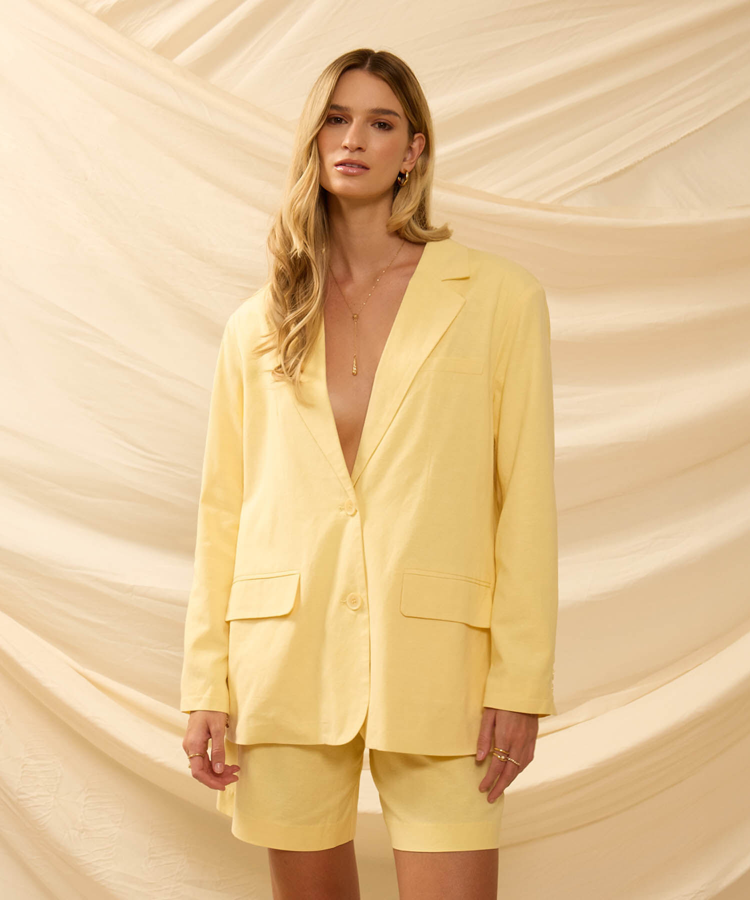 Blazer De Silueta Estructurada Para Mujer