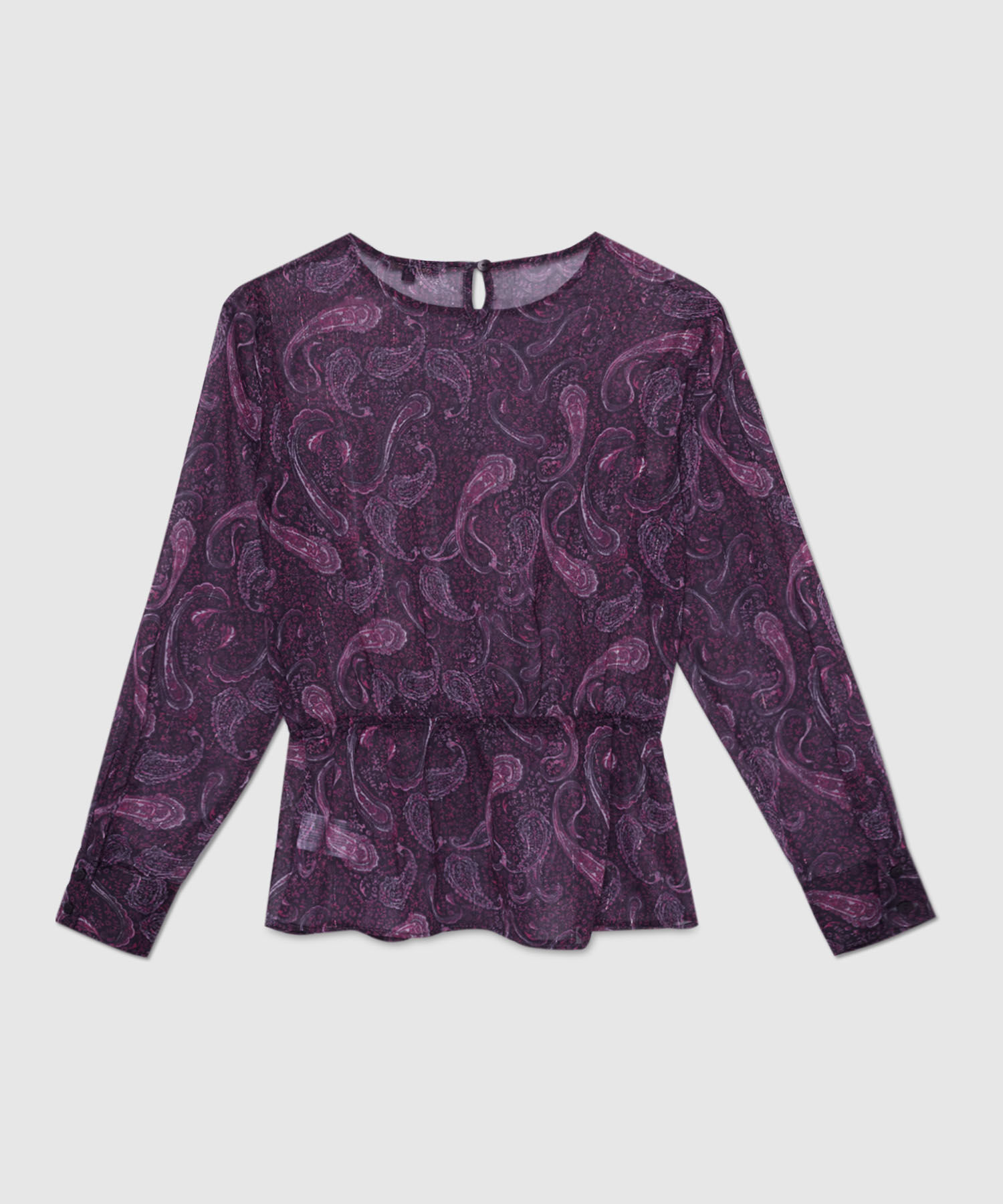 Blusa Estampada Manga Larga