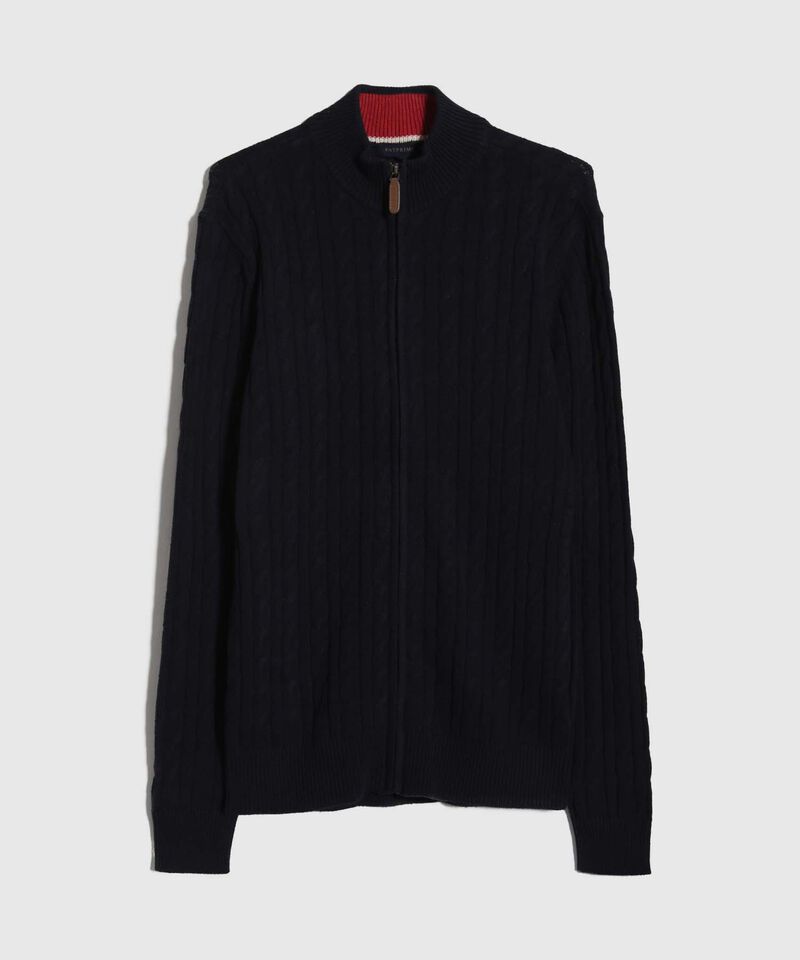 Saco Cuello Alto Con Cremallera