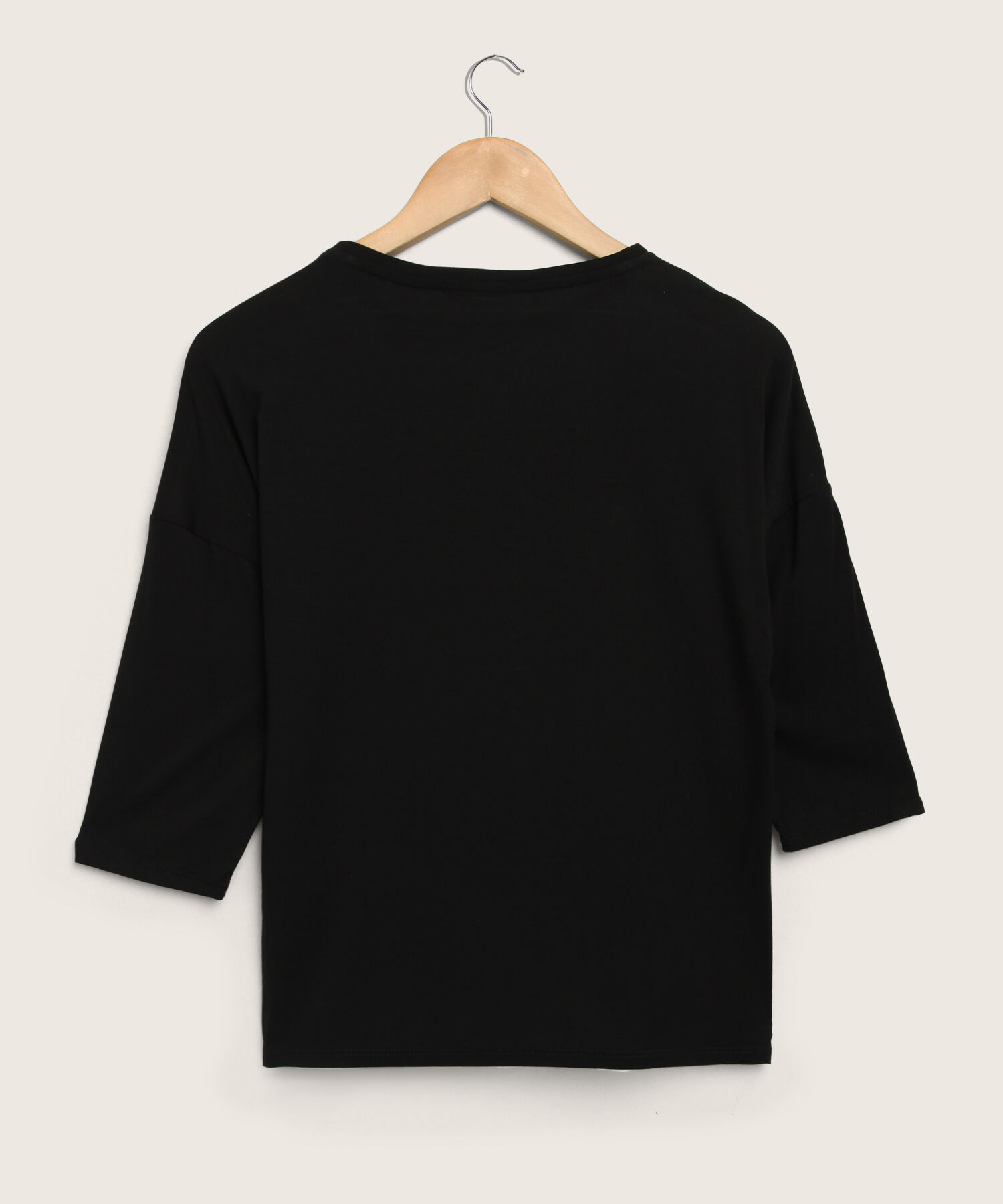 Camiseta Unicolor Con Delantero