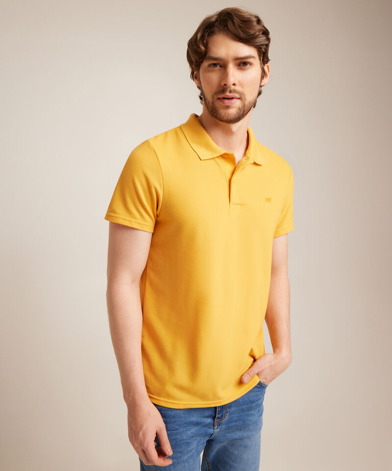 Polo Cuello Tejido Sin Bolsillo, Slim Fit
