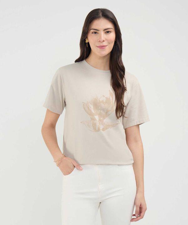 Camiseta Estampado Botánico image number null
