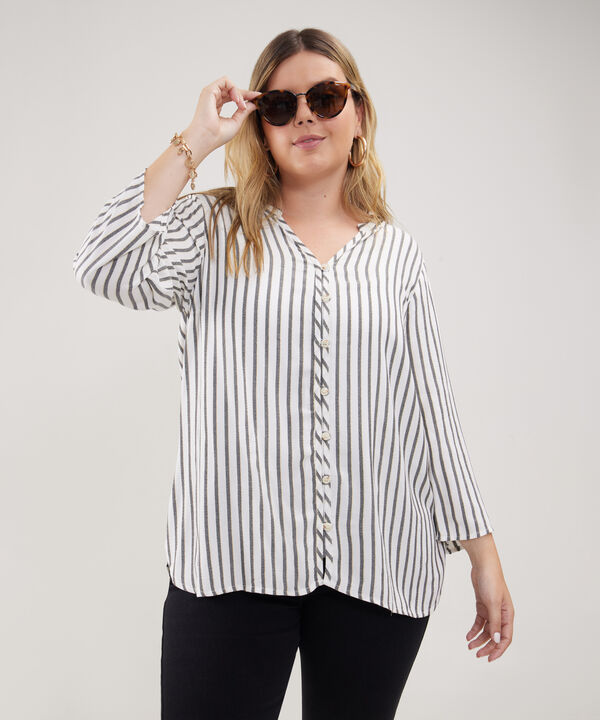 Blusa Manga 3/4 Pretendida