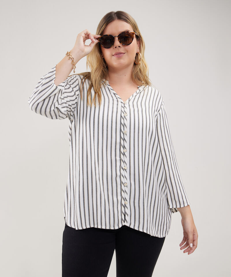 Blusa Manga 3/4 Pretendida