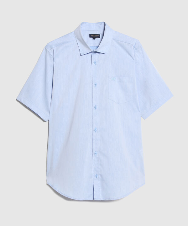 Camisa Manga Corta Con Bolsillo