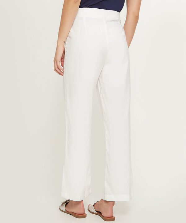 Pantalón Fluido Con Botones
