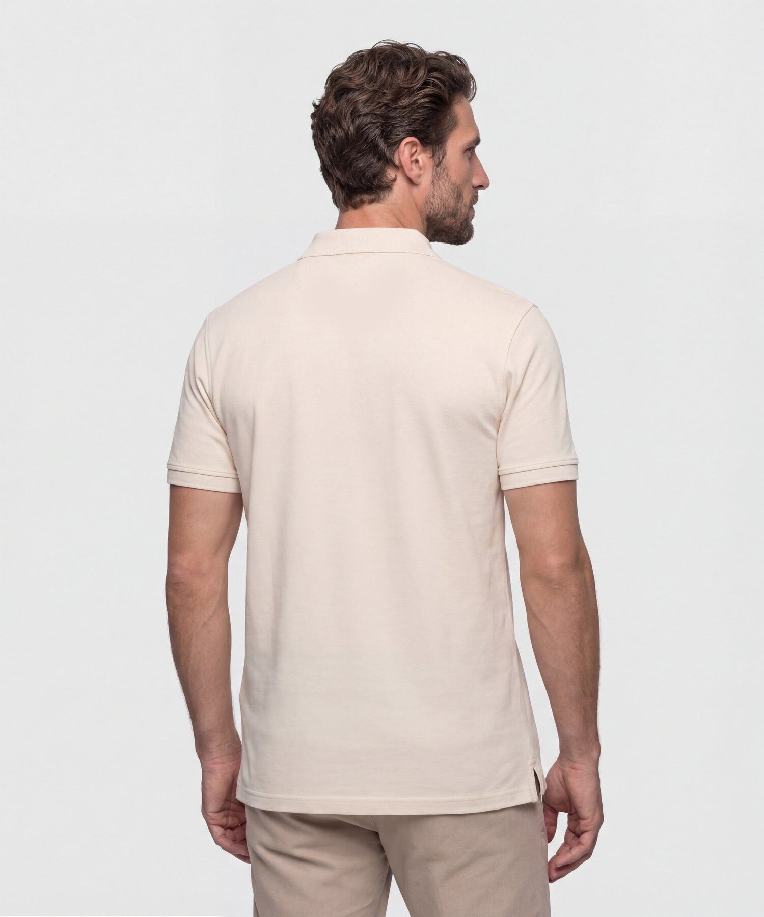 Polo Hombre Manga Corta Unicolor