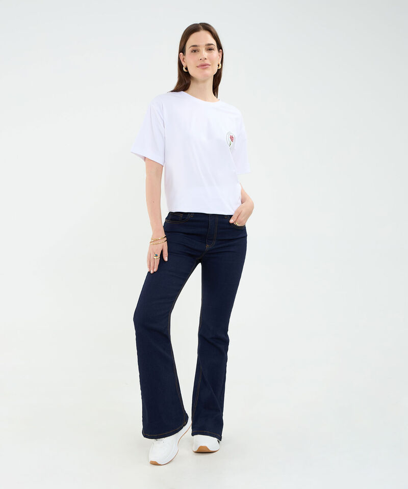 Camiseta Estampado Botánico