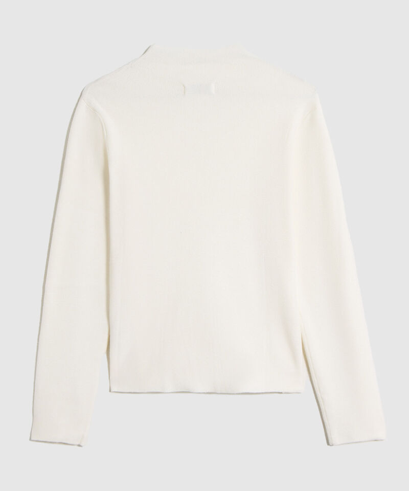 Saco Tejido Cuello Alto para Mujer