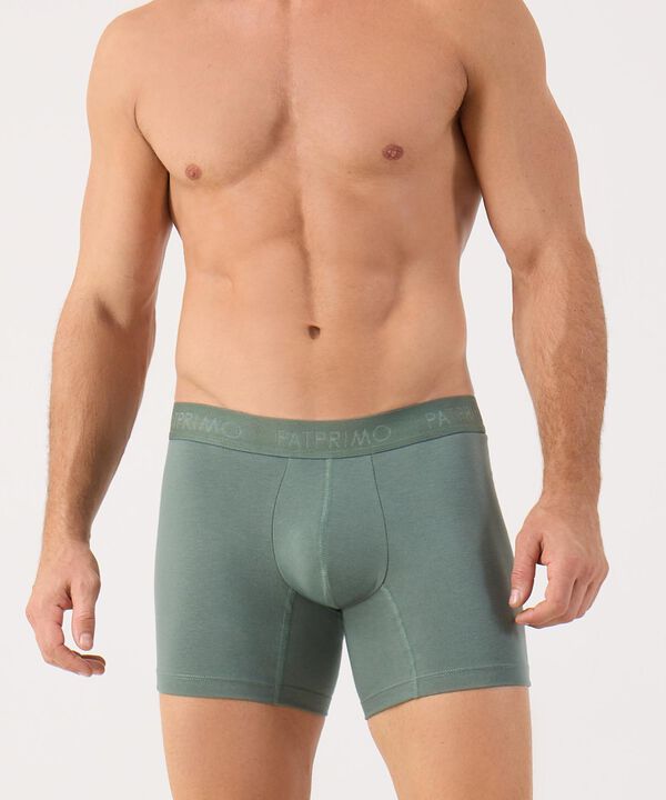 Pack X5 Boxer Medio En Algodón Unicolor image number null