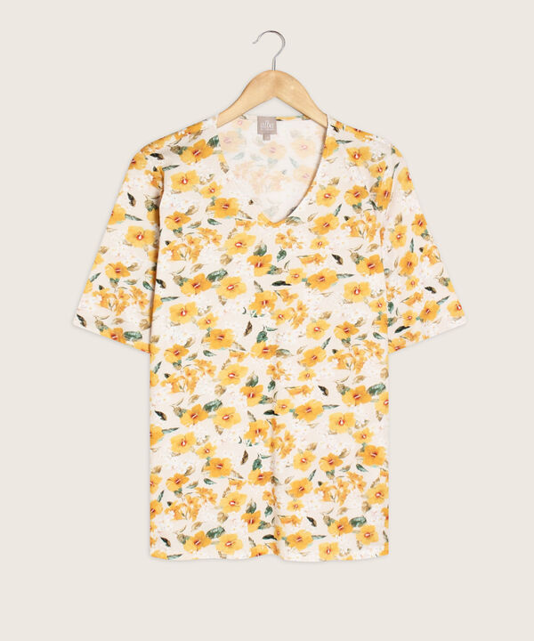 Camiseta Manga 3/4 Estampada