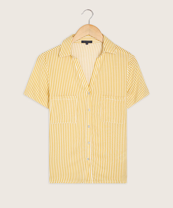 Camisa Manga Corta a Rayas
