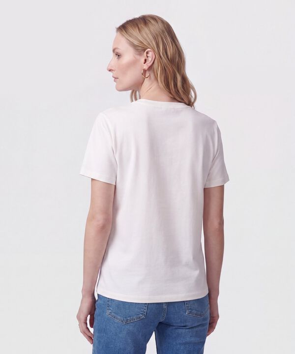 Camiseta De Manga Corta Regular Para Mujer