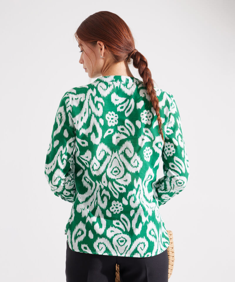 Blusa Manga Larga en Lino