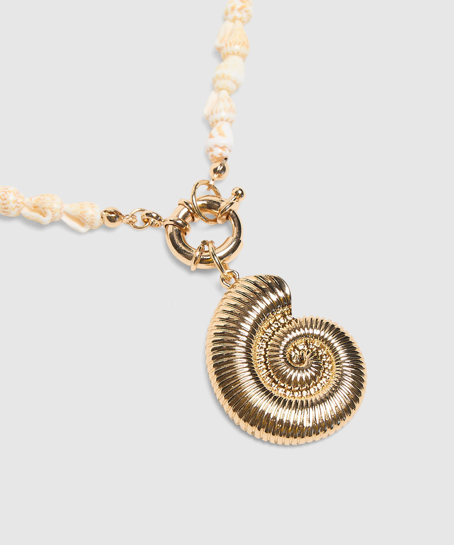 Collar Mujer Con Dije De Concha