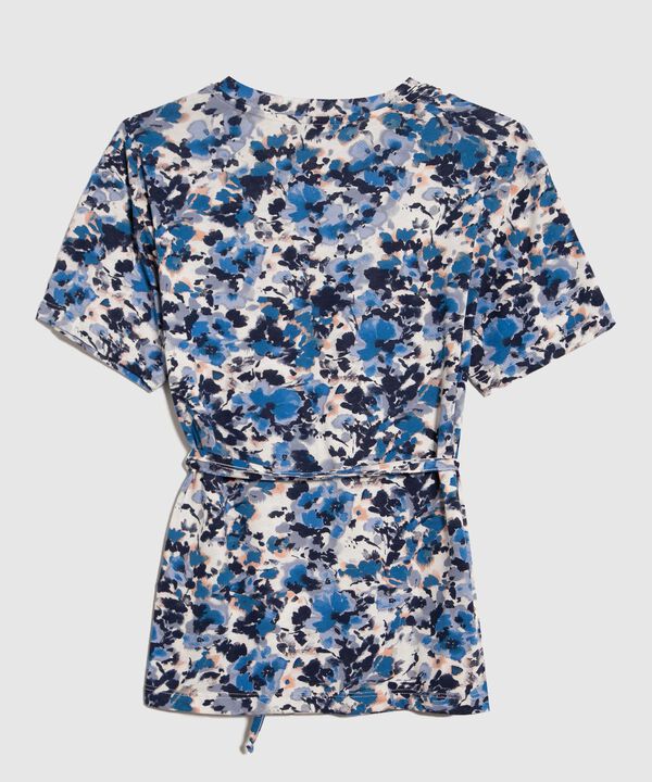 Camiseta Estampado de Manchas image number null