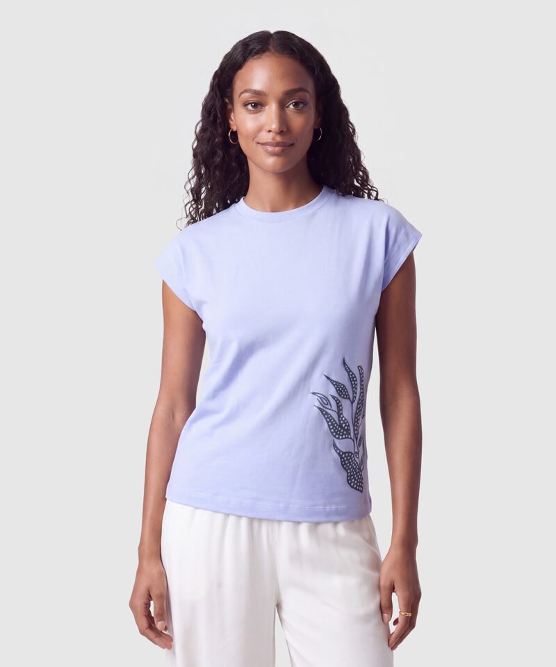 Camiseta Con Bordado Para Mujer