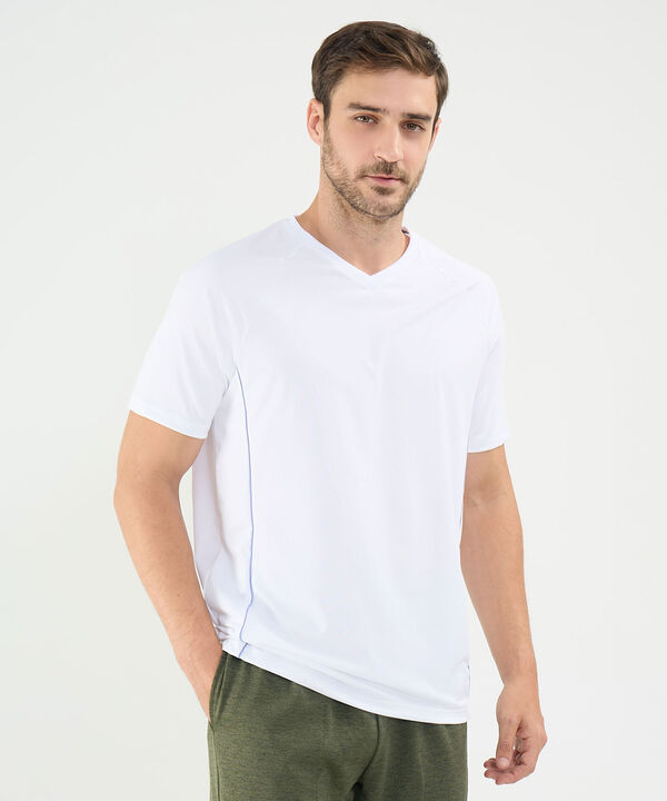 Camiseta Deportiva Cuello en V image number null