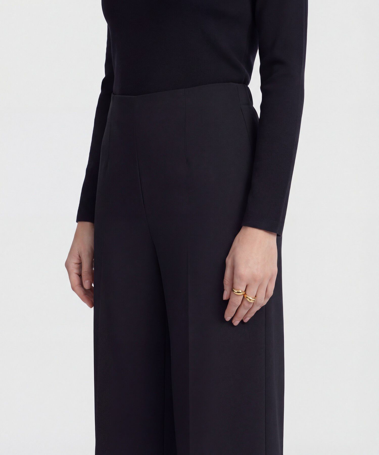 Pantal&oacute;n Culotte De Tiro Alto Para Mujer