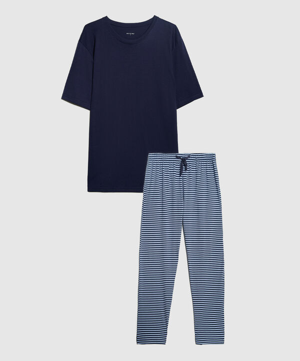 Conjunto de Pijama a Rayas