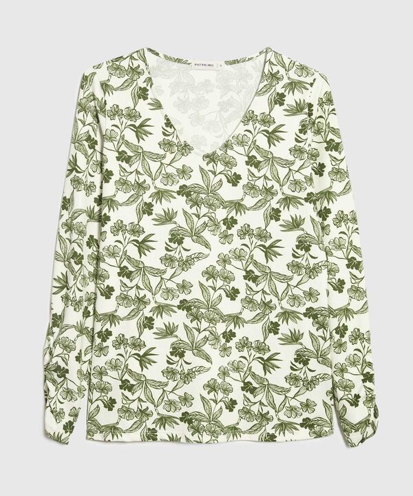 Camiseta Manga Larga Estampada