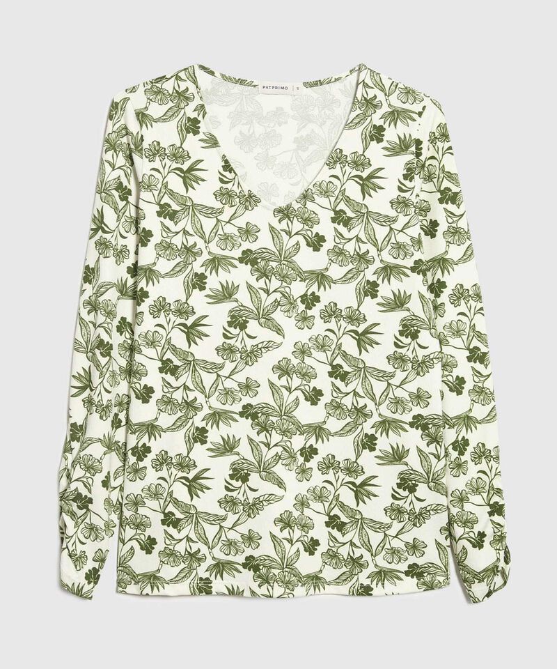Camiseta Manga Larga Estampada