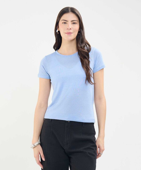 Camiseta con Lurex
