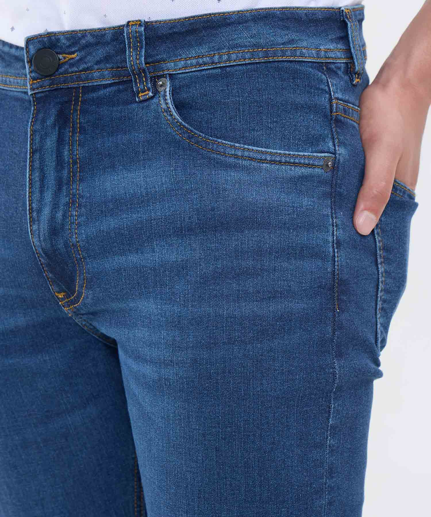 Jeans Skinny Tono Medio