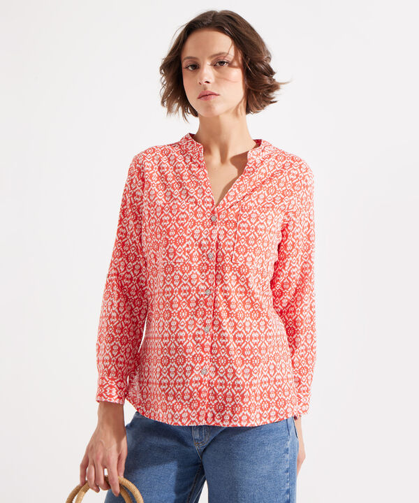 Blusa Manga Larga en Lino image number null