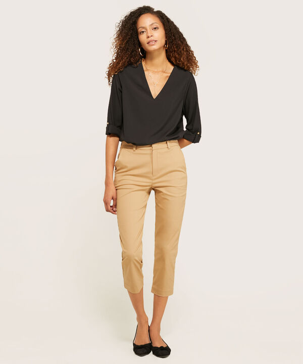 Pantalon Capri Unicolor