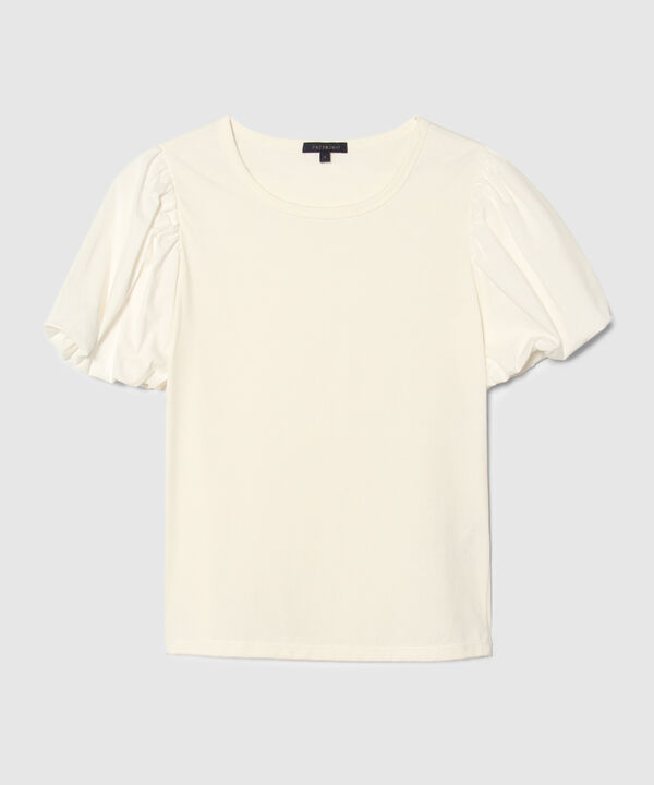 Camiseta Manga Corta Manga Globo