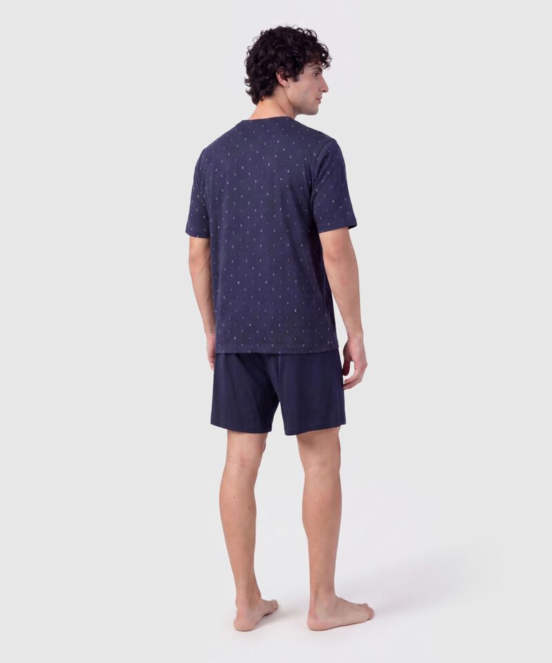 Pijama Corta con Estampado para Hombre