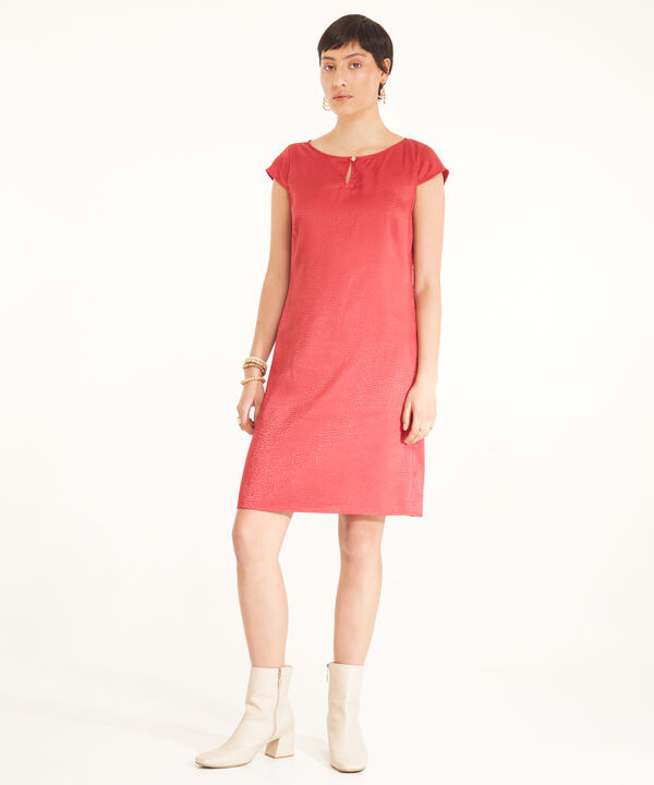 Vestido Cuello Redondo Tipo Talego