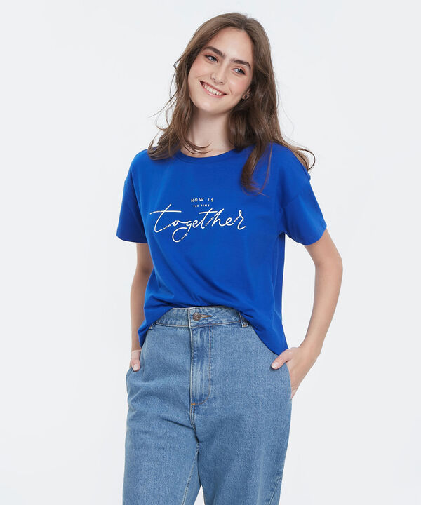 Camiseta Manga Corta Corrida Con Screen En Frente image number null