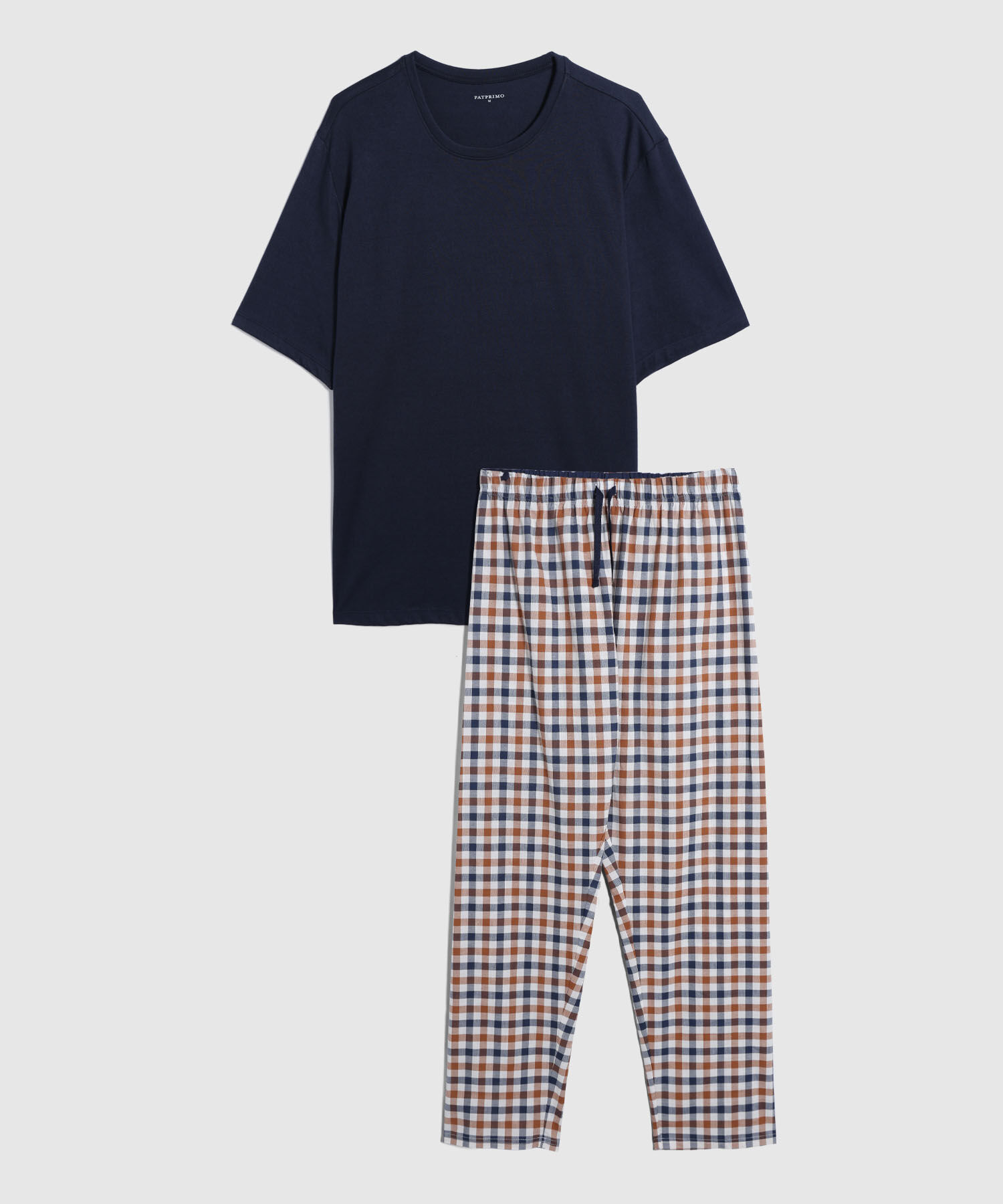 Pijama Camiseta Unicolor Con Pantalon Preteñido - Regalables Padre 2024