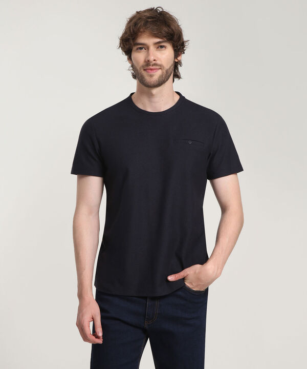 Camiseta Manga Corta Con Bolsillo image number null