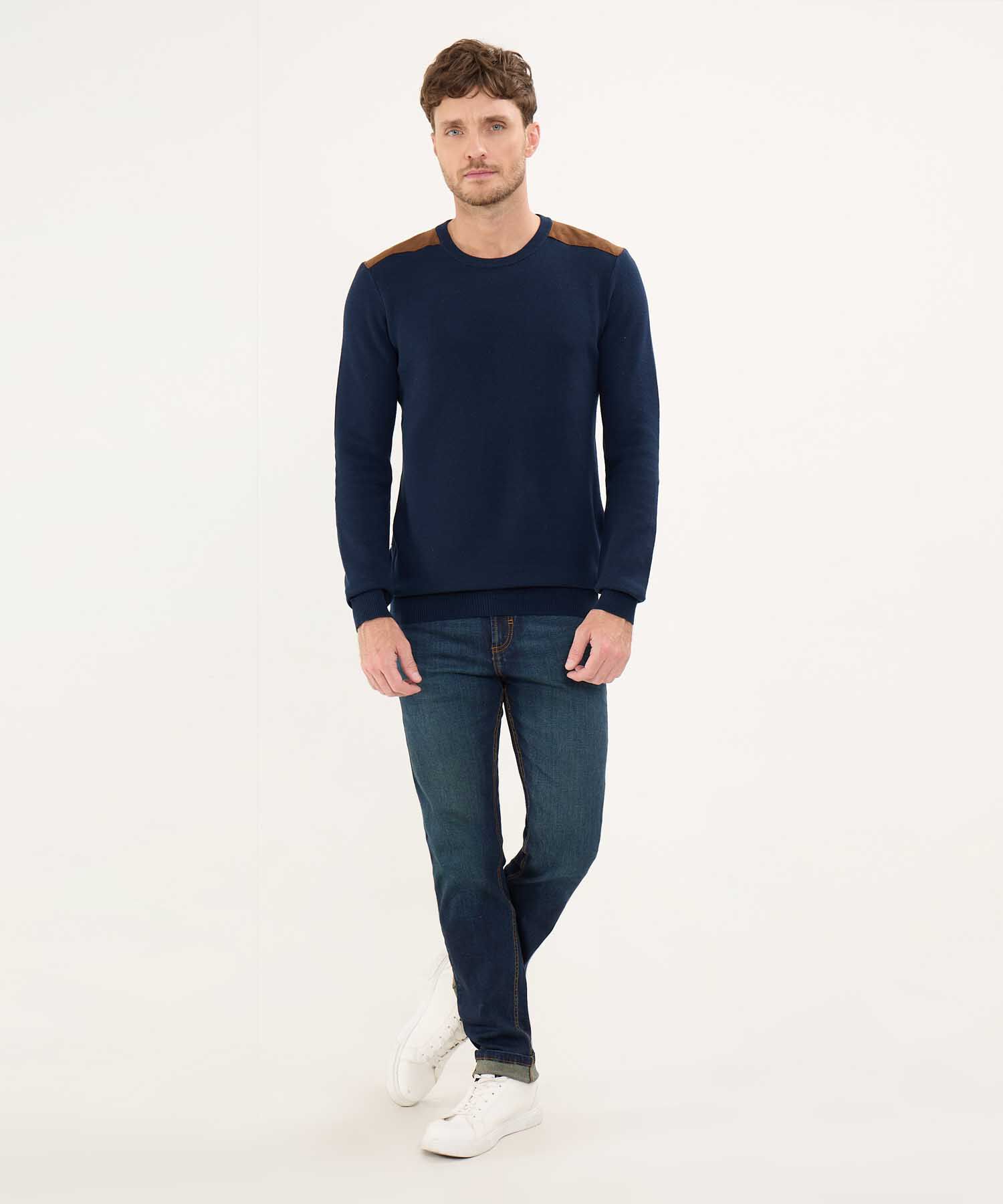 Saco Tejido Cuello Redondo
