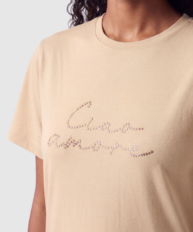 Camiseta Con Detalle Frontal Mujer