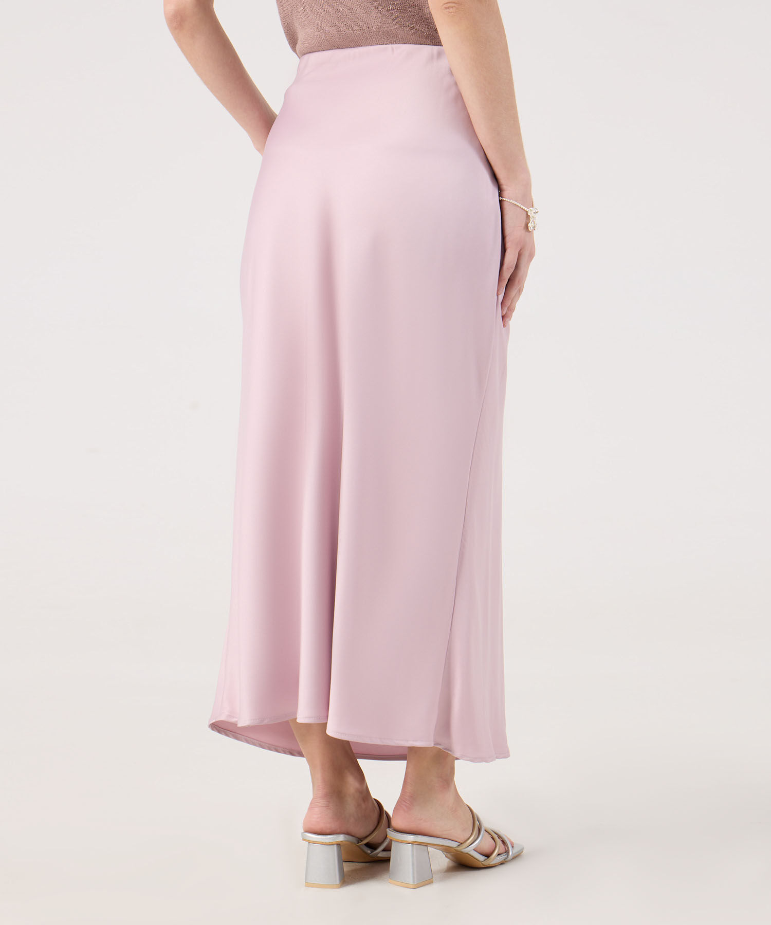 Falda Midi Con Elástico
