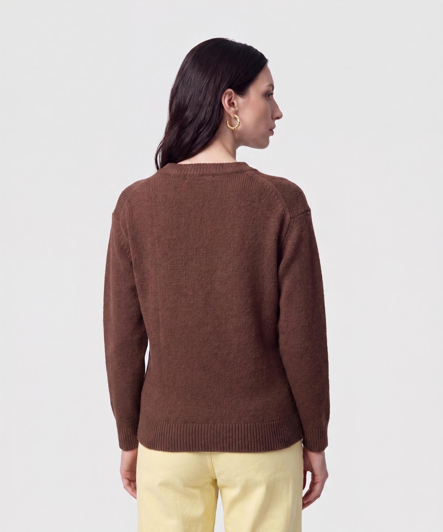Saco de Punto B&aacute;sico para Mujer